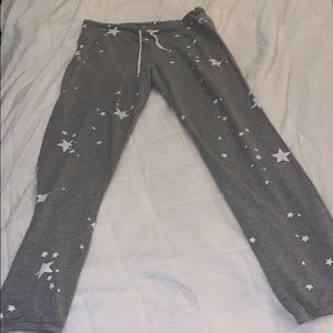 Grey star sweatpants